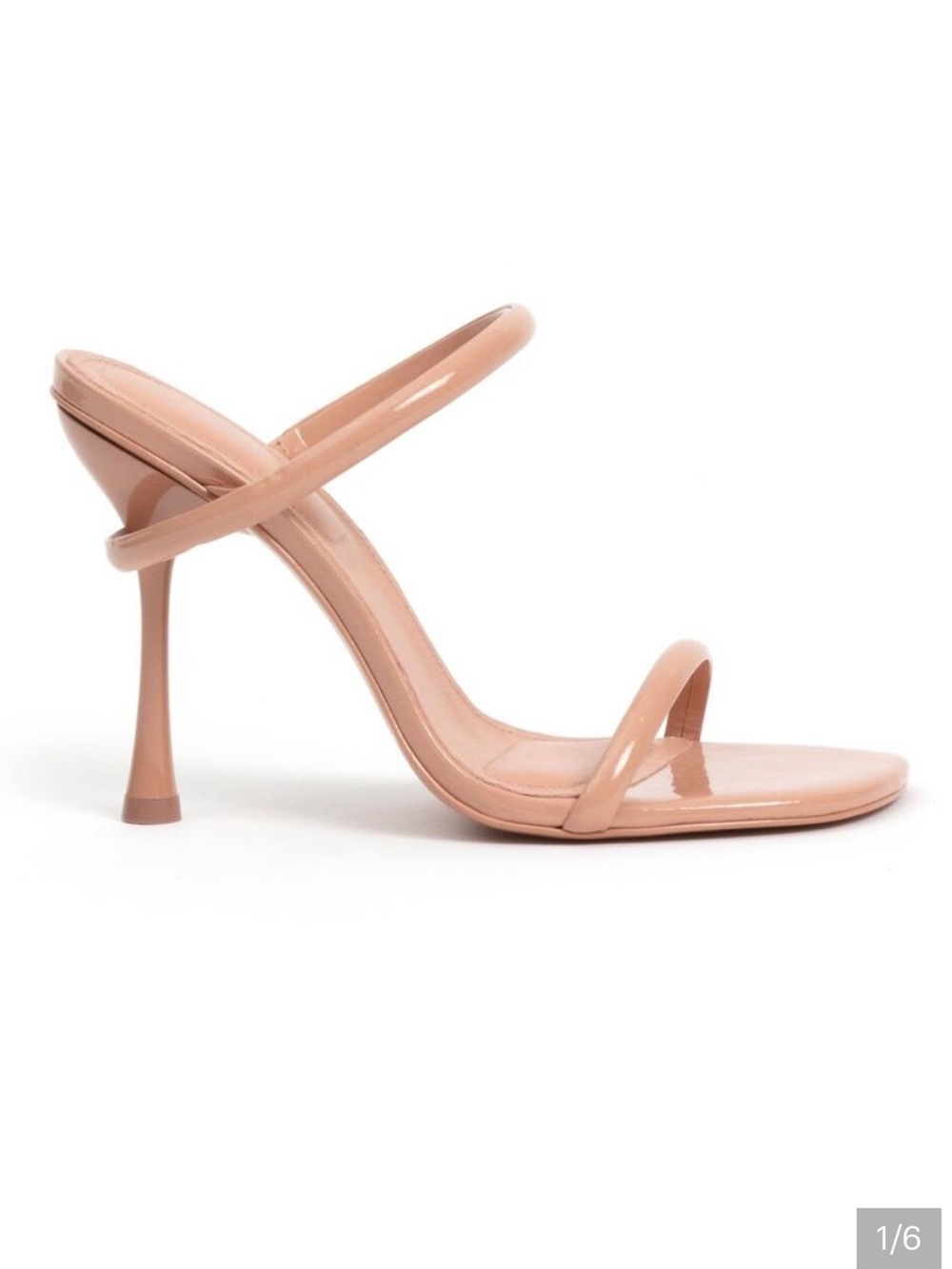 Simkhai Nude Patent Leather High Heel